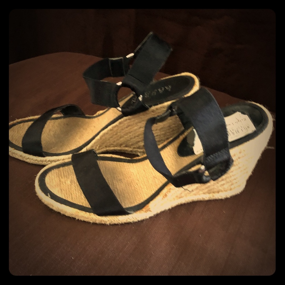 Black Ralph Lauren heel sandals